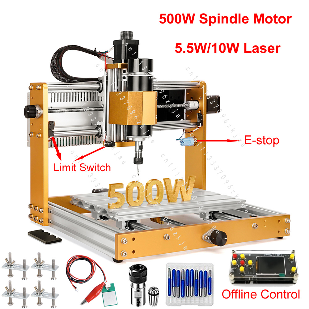 Mini Laser Engraver Cnc Router - Mini Router CNC de Alumínio Offline