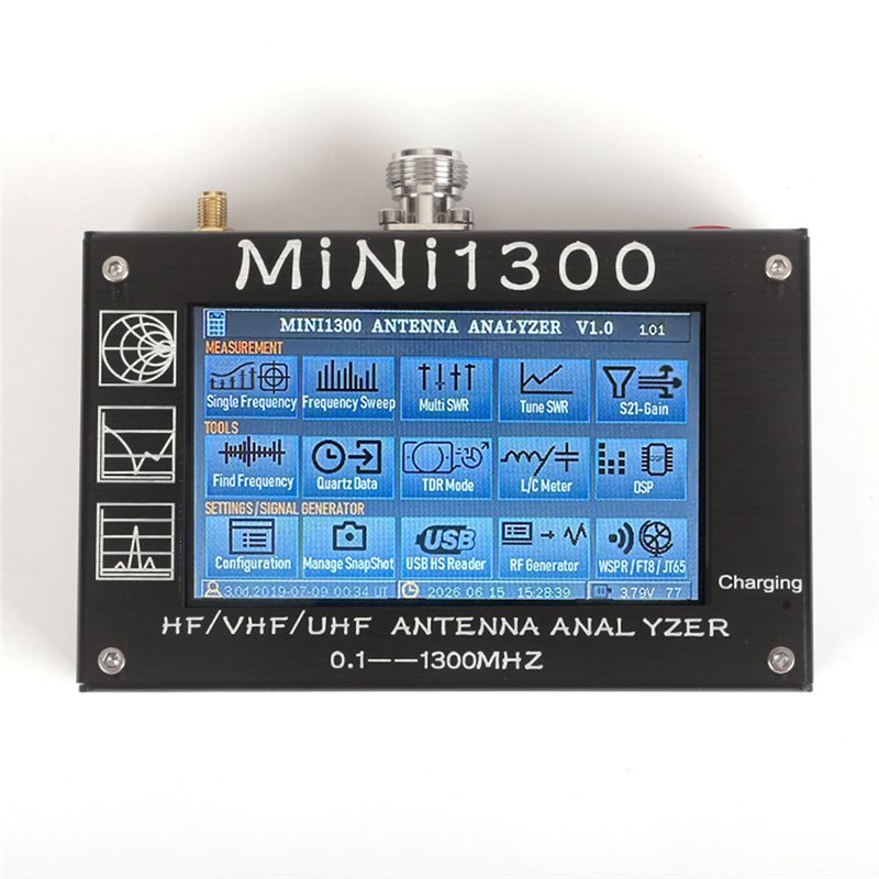 ABUI-Mini1300 Analisador de Re - Signal Generator Spectrum Analyzer avaliação e preço