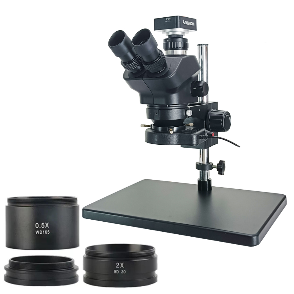 Microscópio Estéreo Trinocular - Stereo Trinocular Microscope Pcb avaliação e preço