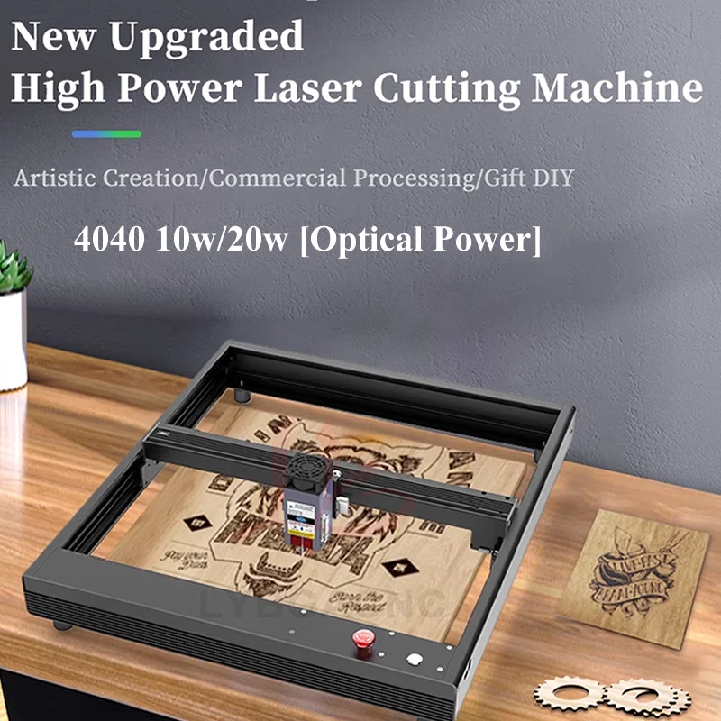 Ly 4040 10w/20w estrutura de q - Mini Laser Engraver Cnc Router avaliação e preço