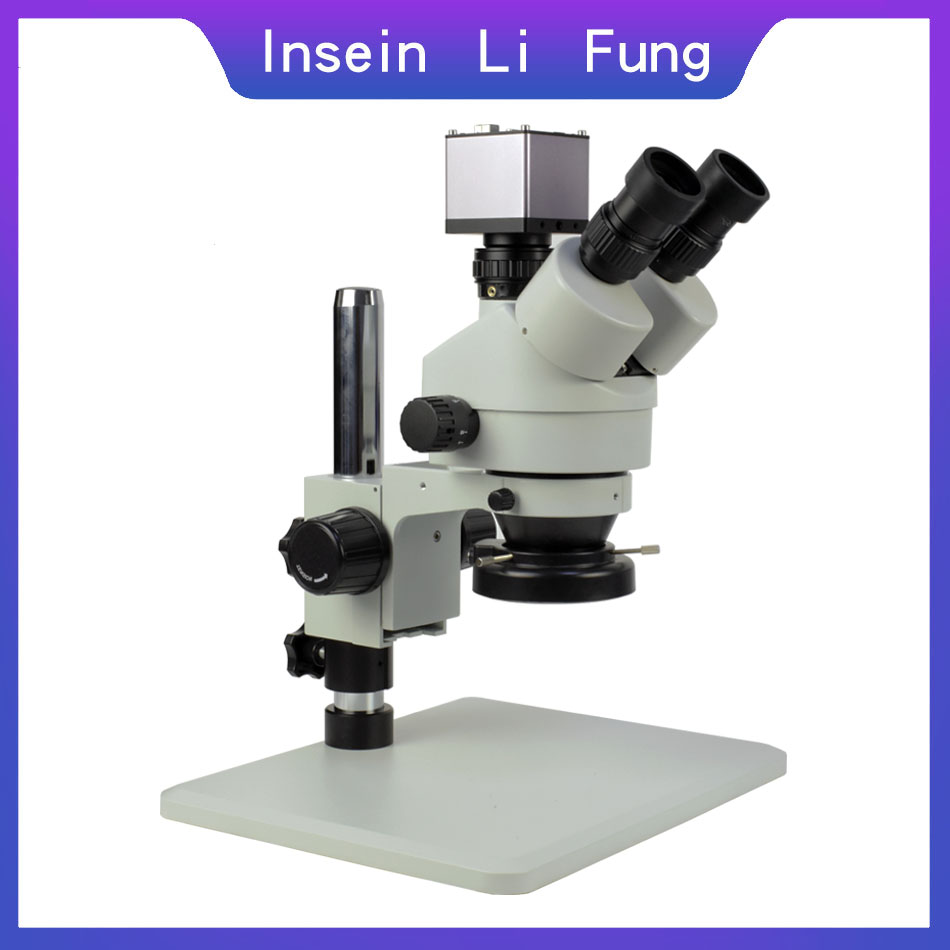 Microscópio binocular estéreo  - Stereo Trinocular Microscope Pcb avaliação e preço