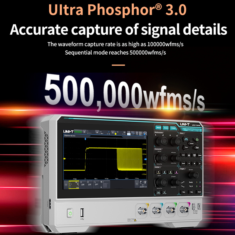 Osciloscópio UNI-T UPO1154HD U - Signal Generator Spectrum Analyzer avaliação e preço