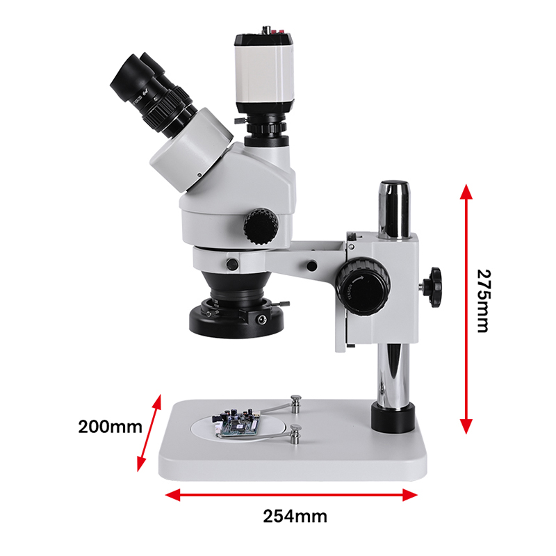 Microscópio estéreo de grau in - Stereo Trinocular Microscope Pcb avaliação e preço