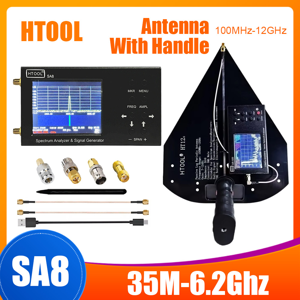 Analisador de espectro HTOOL S - Signal Generator Spectrum Analyzer avaliação e preço