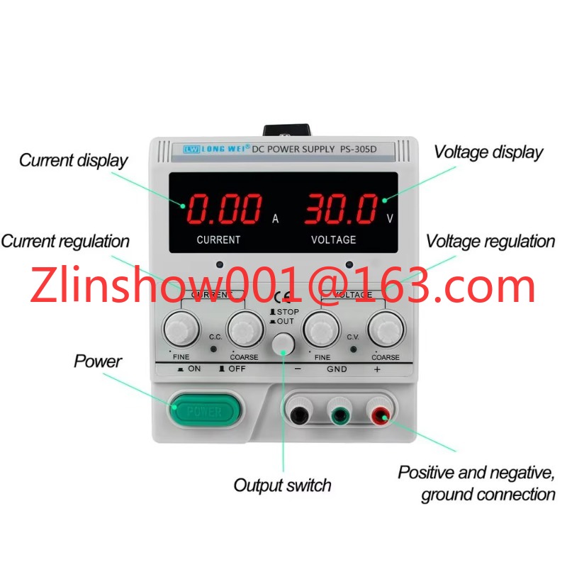 PS-305D 30V 5A 150W Teste de L - Linear Lab Power Supply Adjustable avaliação e preço