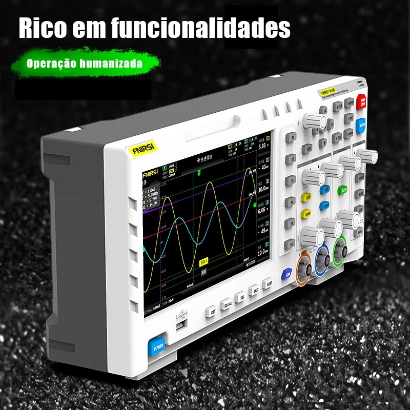 Osciloscópio Digital FNIRSI 10 - Digital Storage Oscilloscope 100Mhz avaliação e preço