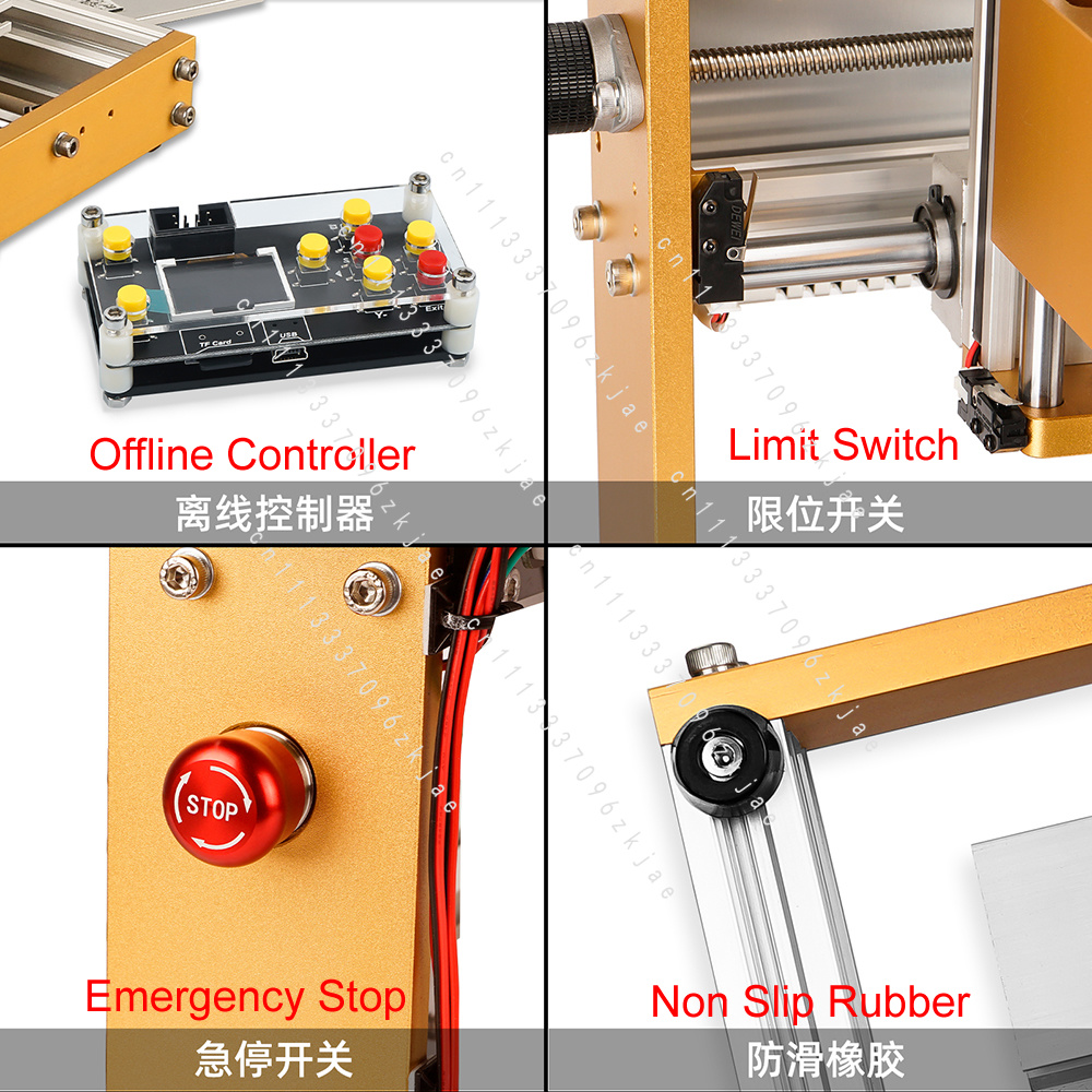 Mini Router CNC de Alumínio Of - Mini Laser Engraver Cnc Router avaliação e preço